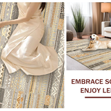 Minimalist Beige Trellis Visual(Gray)