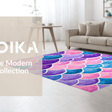 Vibrant Mermaid Scale Aesthetic(Pink)