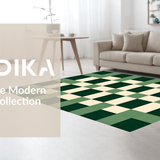 Vibrant Plush Diamond Layout(Green)