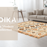 Transitional Tiled Motif in Shades(Beige)