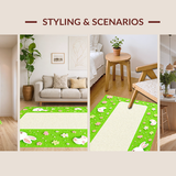 Joyful Pastel Flower Accent(Green)