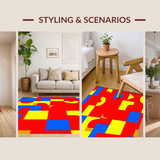 Engaging Multi Hued Educational Playground(Red)