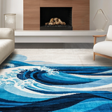 Minimalist Gray Trellis(Blue)