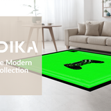 Bold Color Blocked Geometric Style(Green)