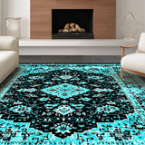 Contemporary Vibrant Abstract Design(Black)