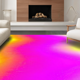 Ultra Soft Area Rug, Non Slip, Stain Resistant, Washable Area Rugs for Living Room, Bedroom, Playful Pastel Swirl Design(Yellow)