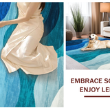 Luxurious Plush Shaggy Appeal(Blue)