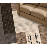 Ultra Soft Area Rug, Non Slip, Stain Resistant, Washable Area Rugs for Living Room, Bedroom, Playful Modern Rustic Motif(Gray)