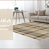 Ultra Soft Area Rug, Non Slip, Stain Resistant, Washable Area Rugs for Living Room, Bedroom, Neutral Country Cottage Living Room Area Rug(Beige)