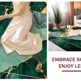 Luxe Gray Fluid Design Element(Green)