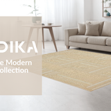 Contemporary Tan Diamond Weave(Beige)