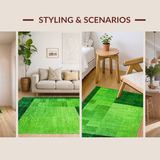 Lush Textured Circular Accent(Green)