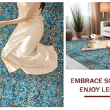 Whimsical Colorful Tiled(Blue)