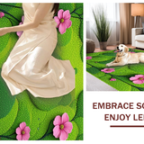 Charming Colorful Leaf Design(Green)