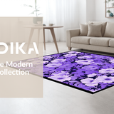 Ultra Soft Area Rug, Non Slip, Stain Resistant, Washable Area Rugs for Living Room, Bedroom, Lush Fluffy Lavender Shag Style(Purple)