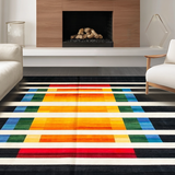 Chic Geometric Color Burst(Black)