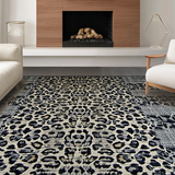 Contemporary Dark Grey Leopard Aesthetic(Gray)