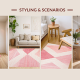 Chic Modern Plush Accent(Pink)