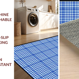 Charming Spring Checkered Aesthetic(Blue)