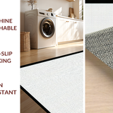 Ultra Soft Area Rug, Non Slip, Stain Resistant, Washable Area Rugs for Living Room, Bedroom, Artistic Interactive Study Surface(Gray)