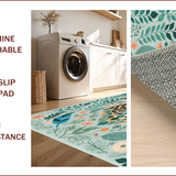 Ultra Soft Area Rug, Non Slip, Stain Resistant, Washable Area Rugs for Living Room, Bedroom, Green Tiger Living Room Area Carpet Vibrant Thin Design(Gray)