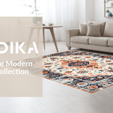 Lively Vintage Inspired Floral Motif(White)