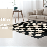 Elegant Monochrome Geometric Motif(Black)