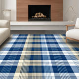 Dynamic Earth Tone Striped Appeal(Blue)