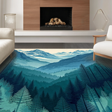 Nature Inspired Teal Forest Theme(Blue)