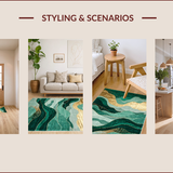 Vibrant Modern Shapes(Green)