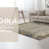 Ultra Soft Area Rug, Non Slip, Stain Resistant, Washable Area Rugs for Living Room, Bedroom, Contemporary Earthy Toned Animal Print(Gray)