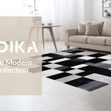 Chic Rustic Distressed Checkerboard(Black)