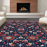 Contemporary Abstract Floral Touch(Blue)