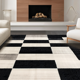 Warm Cozy Checkerboard Layout(Black)