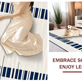 Elegant Rustic Symmetrical Stripe(White)