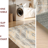 Chic Monochrome Medallion Accent(Beige)