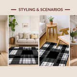 Elegant Monochrome Checkered Style(Black)