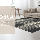 Contemporary Black and White Geometric(Gray)