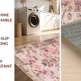 Charming Pastel Botanical Motif(Pink)