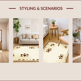 Ultra Soft Area Rug, Non Slip, Stain Resistant, Washable Area Rugs for Living Room, Bedroom, Nature-Inspired Fawn Kitchen Stain-Resistant Runner(Beige)