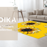 Chic Sunflower Patterned Decor(Yellow)