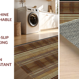 Ultra Soft Area Rug, Non Slip, Stain Resistant, Washable Area Rugs for Living Room, Bedroom, Trendy Distressed Animal Texture(Brown)
