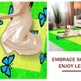 Lively Artistic Butterfly Swirl Composition(Green)