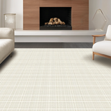 Modern Almond Striped Visual Appeal(Beige)