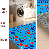 Bright Blue Geometric Inspiration(Blue)