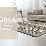 Chic Abstract Reversible Mat(Beige)