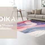 Ultra Soft Area Rug, Non Slip, Stain Resistant, Washable Area Rugs for Living Room, Bedroom, Pink Ombre Magic Carpet Ride(Purple)