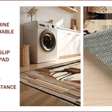 Ultra Soft Area Rug, Non Slip, Stain Resistant, Washable Area Rugs for Living Room, Bedroom, Stylish Nature-Inspired Aesthetic(Beige)