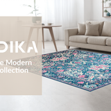 Chic Earthy Patchwork Aesthetic(Blue)