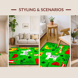 Engaging Fun Filled Decorative Style(Green)